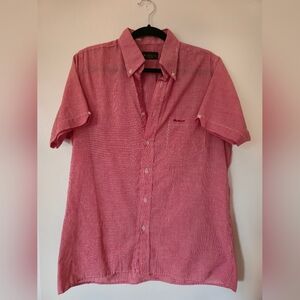 Ben Sherman Red Gingham Button Down Shirt